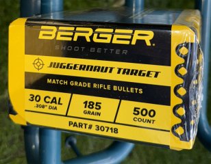 500 Geschosse Berger .30 185 gr Juggernaut Target