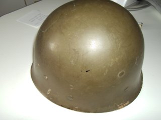 Gebrauchter Innenhelm französisch - innen beschriftet C 1953.