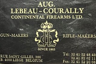 Aug.Lebeau-Courally-Liege 20-70 Side by Side Damenflinte !