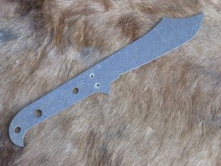 Jagdmesserklinge im PUMA Alaskan Stil, aus 80 CRV 2 Stahl, ungehörten