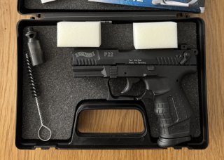 Walther P22Q (Black), 9mm P.A.K.