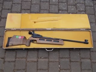 Achtung Sammler schönes Diana 75 T 01 Seitenspanner Match Luftgewehr mit F-Zeichen no 98 teile
