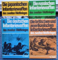 4 Bücher " DIE DEUTSCHEN INFANTERIEWAFFEN DES ZWEITEN WELTKRIEGES "