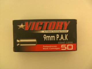 Knallpatronen 9mm PAK Victory