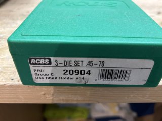 RCBS 3-teiliger Matrizensatz .45-70 + Hülsenhalter