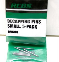 RCBS #09608 Decapping Pins SMALL Zündhütchen Ausstoßerstifte OHNE Köpfchen für Kalibrier Matrizen