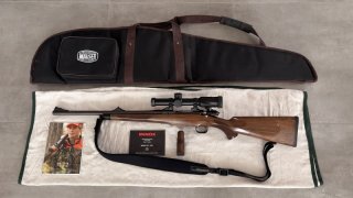 Mauser M12 Büchse / .308 Win / High Grade Ausführung / Nussbaumholz / Minox Drückjagdglas 1-5x24