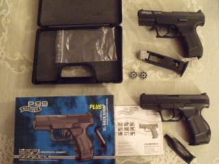 Walther CP99 4,5 Diabolo und Walther P99 Softair