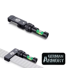 Klappbare Wasserwaage für Picatinny Weaverrail 20-22mm Picatinnyrail Benchrest Sniper Scharfschützen