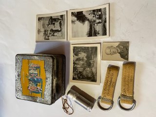 Afrika Foto Rommel Infantrie Koppel Schlaufe Feuerzeug Zigaretten Dose No Bajonett K98