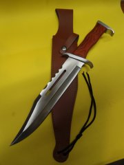 Bowiemesser Jagdmesser Fahrtenmesser Gürtelmesser Rambo R1