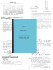 Nachdruck deutsche Dienstvorschrift für Nagant Gewehr / Karabiner M1891