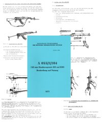 Nachdruck NVA Dienstvorschrift Kalaschnikow AK47