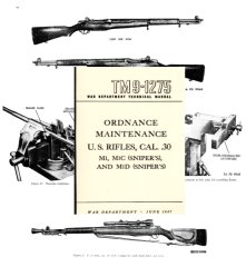 Nachdruck US-Dienstvorschrift M1 Garand Instandsetzung von 1947