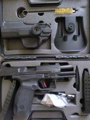 Canik TP9 DA Black – 9mm | Canik Matchabzug (Rot) & Leuchtkorn | Gekauft 09/2025