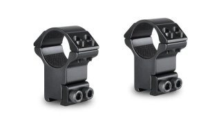 HAWKE Match Ringmontagen Aluminium 1'' Zoll 25,4mm Mittelrohr für 9-11mm Schiene Bauhöhe HIGH 22mm