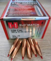 Geschosse Hornady .338 ELD-Match