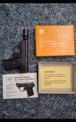 Pistole HS Mod.5 8mm Platz PTB 100/2