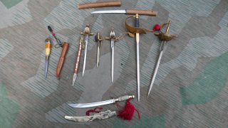 Konvolut von 8 MINIATUR-Säbel-Dolche-Degen!!!!!!!!!!!!!!!!!