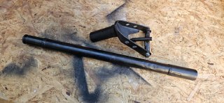 Lafetten Stange mit Aufnahme für MG42 MG53