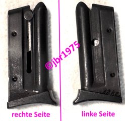 Walther OSP Magazin .22kurz / .22short / KK 5 Schuss altes Modell