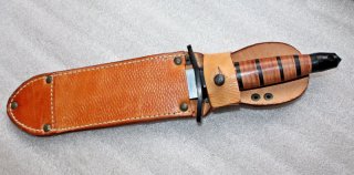 CZ - TSCHECHISCHER KOMMANDODOLCH mit LEDERSCHEIDE von 1968
