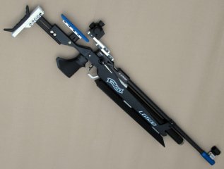PRESSLUFTGEWEHR WALTHER LG500 BLACKTEC - NEU - MIT AUFLAGEPLATTE UND VISIER-RÜCKVERLAGERUNG