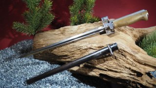 Sammlerstück ! Bajonett M1886/15 kurz, 2.Serie für das französische Lebel-Gewehr M1866, TOP !