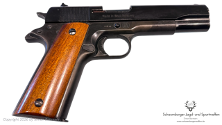 SRS-Waffe, Pistole, RECK, Government, PTB 523, Kaliber 9mmPAK, g. - sehr guter Zustand.