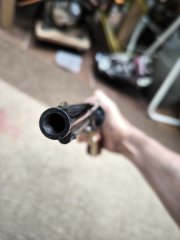 Sammlerwaffe: schöner alter Westenrevolver