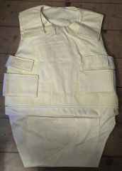 Original Polizei Schutzweste Schutzklasse 1, ballistische Einlagen Vorder- und Rückenteil