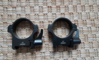 Rusan Stahl Picatinny Ringe 30mm Aufkippmontage