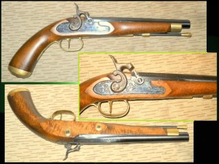 === Ardesa Vorderlader-Pistole Mod. „TOWER“ Kal. .45 – Top-Zustand – No Derriner Rifle Le´Page ===