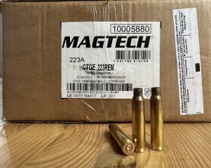 1000 Hülsen Magtech .223 Rem. aus gleichem Los