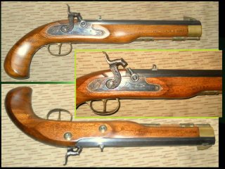 === Ardesa Vorderlader-Pistole Mod. Kentucky Kal. .45 – Top-Zustand – No Derriner Rifle Le´Page ===