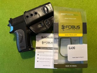 FOBUS CQC KYDEX PADDELHOLSTER GLOCK 42 BAUÄHNLICHE NEU OVP