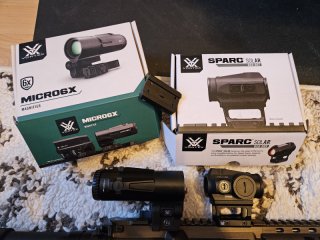 Vortex Sparc Solar Red Dot + Micro6x Magnifier