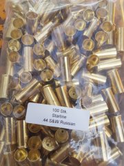 .44 S&W Russian Boxer-Hülsen Starline 100 stk. No. 034# SSZ Berka