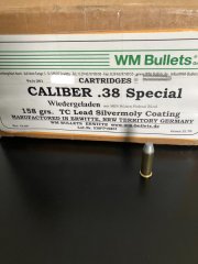 CAS WM BULLETS Cal. 38 Special 280 Stück