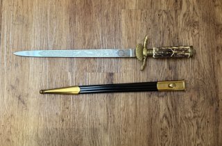 Original Eickhorn Solingen Hirschfänger Jagddolch / Jagdnicker - ca. 1950/60er Jahre
