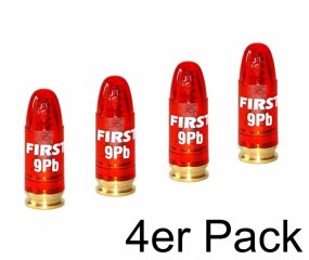 4er 9 Para, 9 Parabellum, 9 Luger, 9x19mm Pufferpatronen!!!        ->TOP Angebot!!!<-