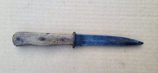 Infanteriemesser 42 mit Herstellercode cvl, IM 42, Grabendolch, Kampfmesser, Zweiter Weltkrieg