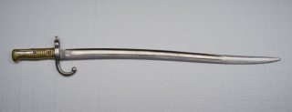 Chassepot 1866 Yatagan Seitengewehr für Gewehr 71 G71
