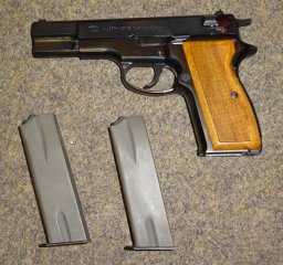 führige Pistole MAUSER Mod"90.DA" Double Action Pistole auf Basis der FN HighPower, Topzustand(90DA)