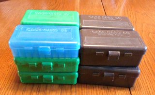 10 Patronen Boxen von Case-Gard 9mm Luger und .357Mag