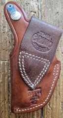 Bruno Holsters Leder-Gürtelholster für S&W J-Frame/Chiefs Special