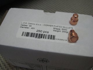 Los Geschosse (Wiederlader) im Kaliber .45ACP 200Grains
