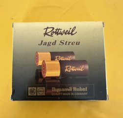 Rottweil Jagd Streu 2,7mm 12/70 Papphülse