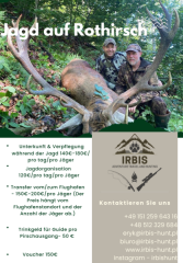 Jagd auf Rothirsch, Dammhirsch, Muflon, Rehbock in Polen