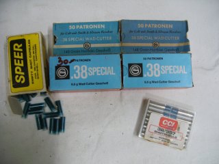 Konvolut .38 WC von Geco